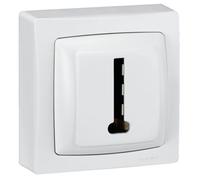 Prise téléphone 8 contacts ASL appareillage saillie complet blanc - LEGRAND - 086038