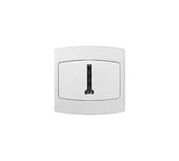 Prise telephone blanche conjoncteur telephone en T 8 plots monobloc ALCYON SCHNEIDER ALB73300