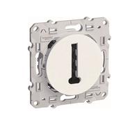 Prise téléphone SCHNEIDER ELECTRIC Odace blanc