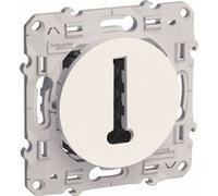 Prise téléphone SCHNEIDER ELECTRIC Odace blanc