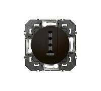 Prise téléphone en T LEGRAND Dooxie noir