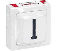 Legrand Prise téléphone ASL 8 contacts en T complet en saillie blanc