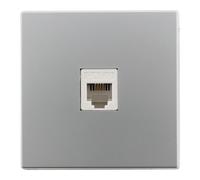 Prise téléphone RJ11 Bel'Vue - Silver - Zenitech