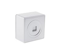 Zenitech Prise téléphone RJ45 en saillie Silver - Vulco