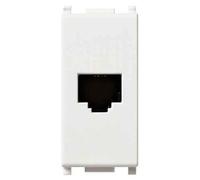 PRISE TÉLÉPHONIQUE RJ11 « PLANA » VIMAR Plug 6/4 - Couleur : blanc