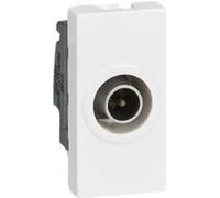 Legrand Prise télévision Mosaic 078793 – Ø 9,52 mm mâle – 1 module – Blanc