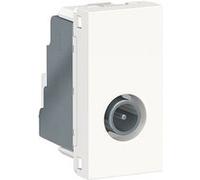 Prise télévision Unica - Mâle - 1 module - Blanc blanc