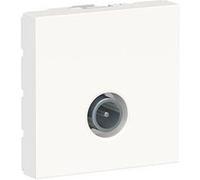 Schneider Electric – Prise télévision Unica NU346218 – TV mâle 2 modules – Blanc – mécanisme seul
