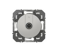 Prise TV 1 poste Dooxie aluminium Legrand