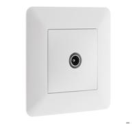 Prise TV Ø9,52mm - blanc - Artezo - Zenitech