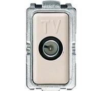 Prise TV Dérivée Mâle Série Bticino Magic Ivoire Code Bticino-S5173DF