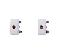 Prise TV directe connecteur femelle compatible Bticino Matix couleur blanche
