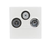 Prise TV/FM/Satellite 1 poste Mosaic blanc Legrand