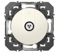 Legrand Prise TV mâle Dooxie 9,5 mm blindée UHD/4K Blanc