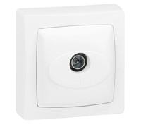 Prise TV LEGRAND Simple Appareillage Saillie Blanc