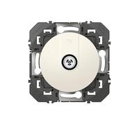 Legrand Prise TV mâle Dooxie 9,5 mm blindée UHD/4K Blanc