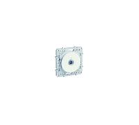 Prise TV encastrable connecteur mâle SCHNEIDER Odace S520453- 9,52 mm - blanc