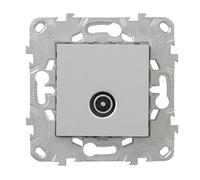 Schneider Electric - Prise TV simple - aluminium - Unica - Schneider G