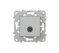 Schneider Electric - Prise TV simple - aluminium - Unica - Schneider G