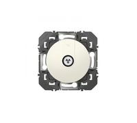Legrand 600351 Prise TV simple étoile blindée dooxie, finition blanc