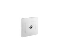 Prise TV type F encastrée Caly Debflex 2400 MHz blanche mat - 749566
