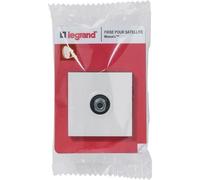 Prise TV type F - LEGRAND - Mosaic D.F.DPX3 630 inv source horizon - Blanc - 2P+T - Asymétrique