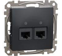 Prise UAE 2x RJ45 cat. 6 UTP Sedna Design SDD114462 Sedna Design Schneider electric