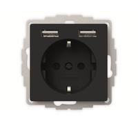 Prise USB 2USB inChargePRO AA 12 W 2,4 A, anthracite