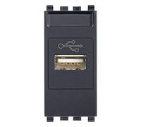 Prise USB Gris