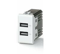 Prise USB murale 2 ports - 2,4 A