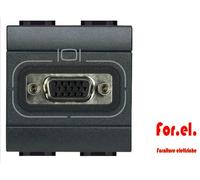 Prise Vidéo HD15 BTICINO Living International L4282 Anthracite