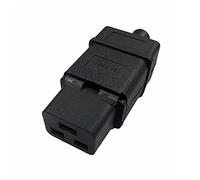 Prise volante d'alimentation IEC 320 C19 femelle Montage sur câble 16 A 250 V, couleur noire