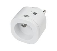 Prise Intelligente Connectée Wi-Fi 2.4 GHz 3000W IPX2 Type E Blanc