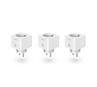 Prise WiFi intelligente, Matter, 3.680W, commande voc/appli, pack de 3