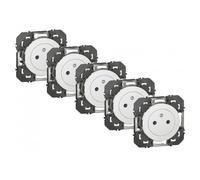 Prises avec terre - LEGRAND - Dooxie - Carré - A assembler - Prise simple