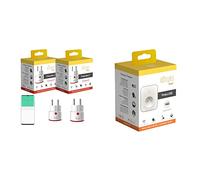 Prises connectées Konyks Priska MAX 3 FR DUAL PACK - WiFi+BT, Fonctions avancées, 16A, compteur de consommation, compatible Alexa, Google Home & Tuya, lot de 2 & Prise connectée Intelligente PRISKA