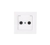 Schneider Electric Eph3300121 prise TV/FM Extrémité, Blanc