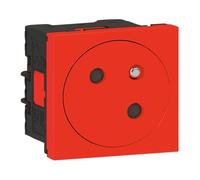 Prises de courant 2 P+T Surface Mosaic EASYLED Link rouge LEGRAND 077118L