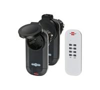Prises de courant 2 pcs avec télécommande Comfort-Line