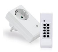 conecto Kit de Prises Radio-commandées 1X Prise Radio-commandée et 1x télécommande, 1100 Watt, Blanc SA-CC50686/ CC50686