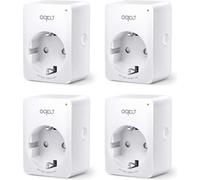 Prises Wi-Fi pour maison connectée - Accessoires Alexa - Connexion Wi-Fi - Blanc - Lot de 4