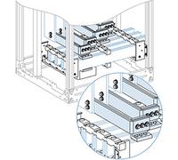 PrismaSeT-P, DECO-DEBRO, connexion, barre omnibus verticale jusqu'à 1200A avec barre omnibus horizontale 80x10mm, 4 pôles