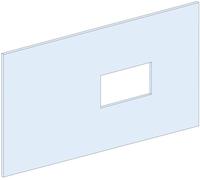 PrismaSeT-P, panneau avant, Compact INS-INV320-630, montage fixe, vertical, largeur = 650 mm, hauteur = 10 modules Schneider Electric Contenu: 1 pc(s)