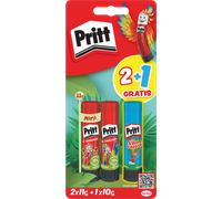PRITT 9HPBS3B - Bâton de colle, l'original, 2x 11g, 1x 10g bleu