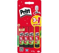 Pritt Lot de 4 bâtons de colle design - Colle sûre et adaptée aux enfants - Pour l'art et le bricolage - Colle forte pour l'école - 4 x 11 g - 9H PBS5B