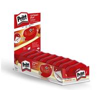 Pritt Compact Roller Colle - adhésifs et colles (Cassette, Dévidoir scotch, 10 m, Non-permanent, 8,4 mm, 4 g) 1 unité