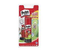Pritt - Pack bâton de colle 43 g + correcteur Micro Rolli 5 mm x 6 m