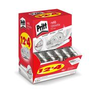 Pritt Recharge pour roller de correction rechargeable Flex, 4,2 mm x 12 m - Lot de 12+4