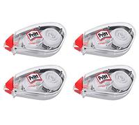 Pritt Roller correcteur Pritt Compact Flex, écriture immédiate, utilisation facile grâce à la pointe flexible, longueur du ruban 10 m, largeur du ruban 4,2 mm, set économique de 4 rollers