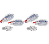 Pritt Roller correcteur Pritt Refill Flex Midway avec pointe flexible, fonction push & pull, rechargeable, réécriture immédiate, set de 2 rollers rechargeables et 1 recharge (Lot de 2)